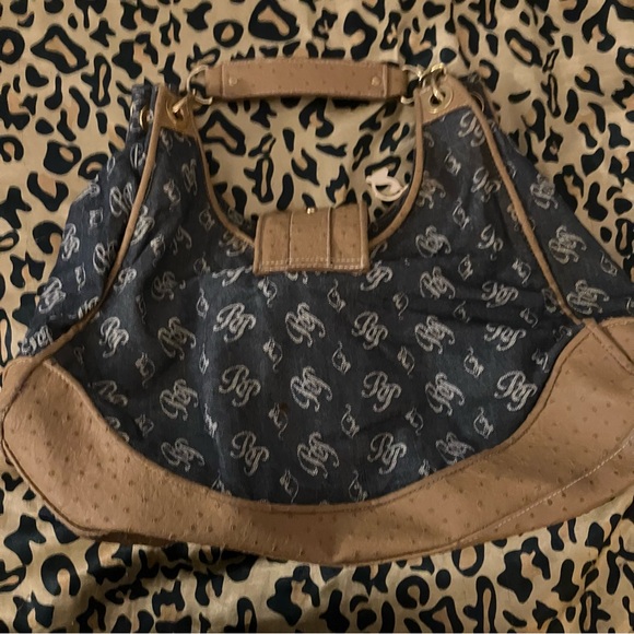 baby phat shoulder denim bag - Picture 4 of 11
